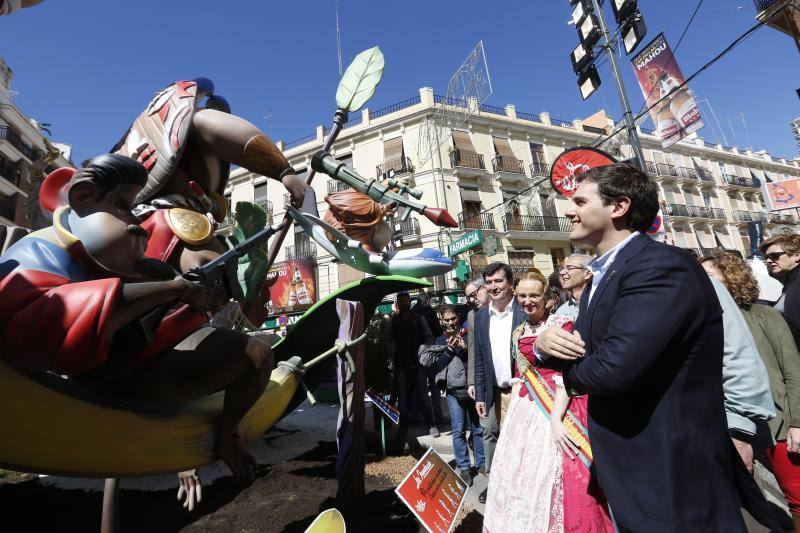 Fotos: Fotos de Albert Rivera en las Fallas de Valencia