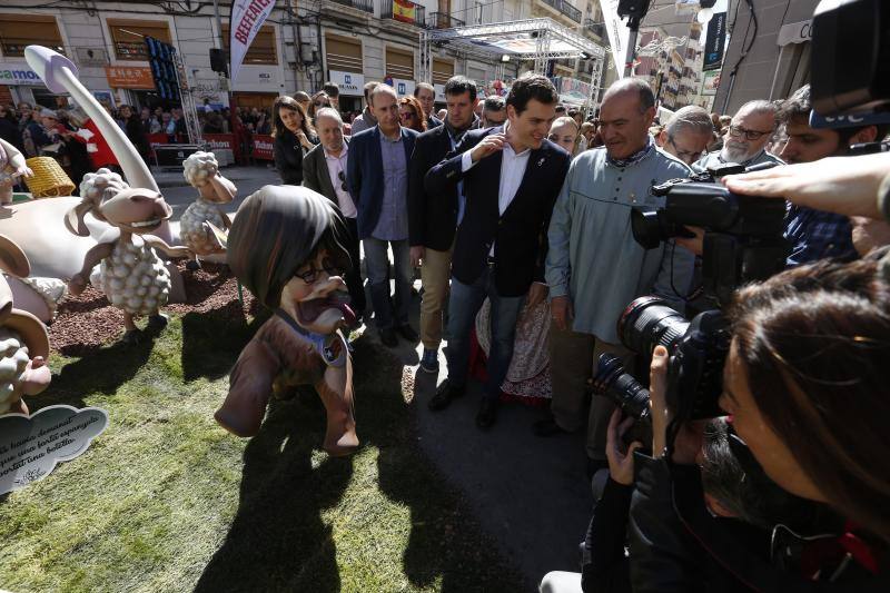 Fotos: Fotos de Albert Rivera en las Fallas de Valencia