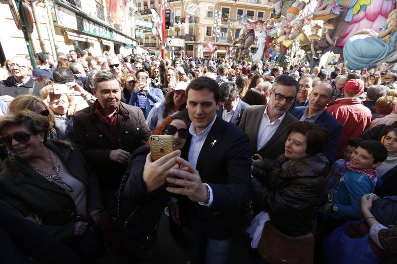 Fotos: Fotos de Albert Rivera en las Fallas de Valencia