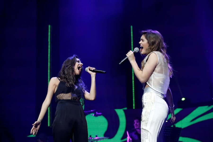 Los jóvenes de Operación Triunfo han dado un concierto en el Palacio de Vistalegre de Madrid. 