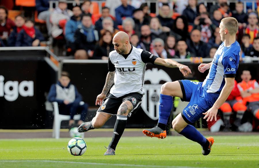 Estas son las imágenes que deja el partido de la jornada 29 de Liga en Mestalla