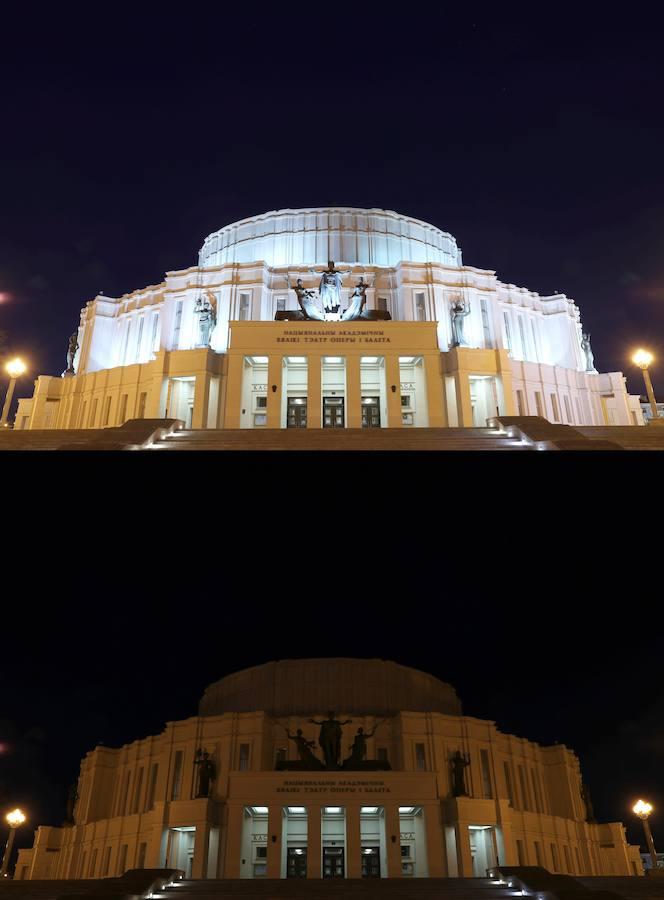 Las luces de los edificios y monumentos más representativos de 500 ciudades españolas y miles en todo el mundo se han apagado este sábado para celebrar la Hora del Planeta y concienciar al público sobre el cambio climático, una de las principales causas de pérdida de biodiversidad en todo el mundo.