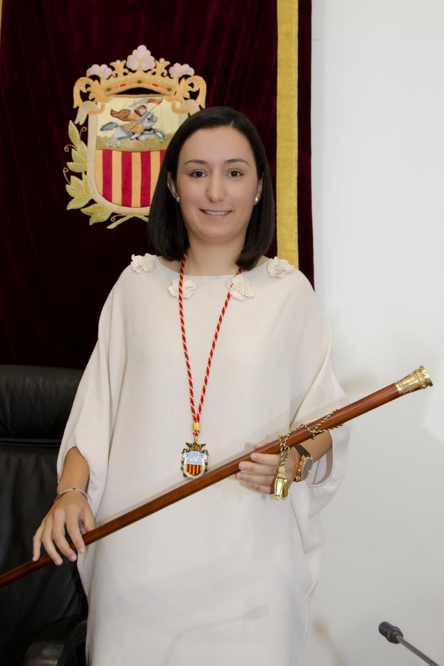 La alcaldesa de Algemesí. 