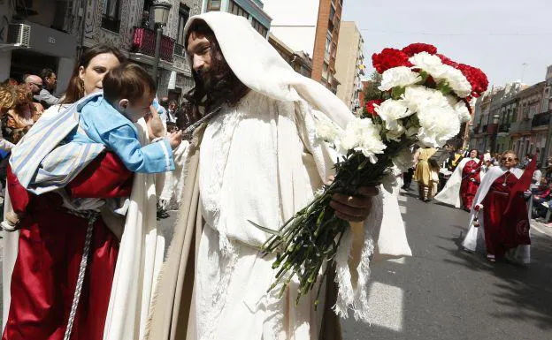 Desfile de Resurrección de la Semana Santa Marinera de Valencia 2018.