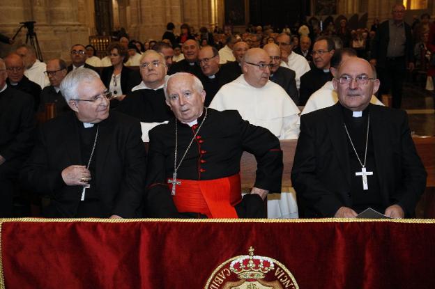 El cardenal Cañizares, en el acto celebrado ayer. 