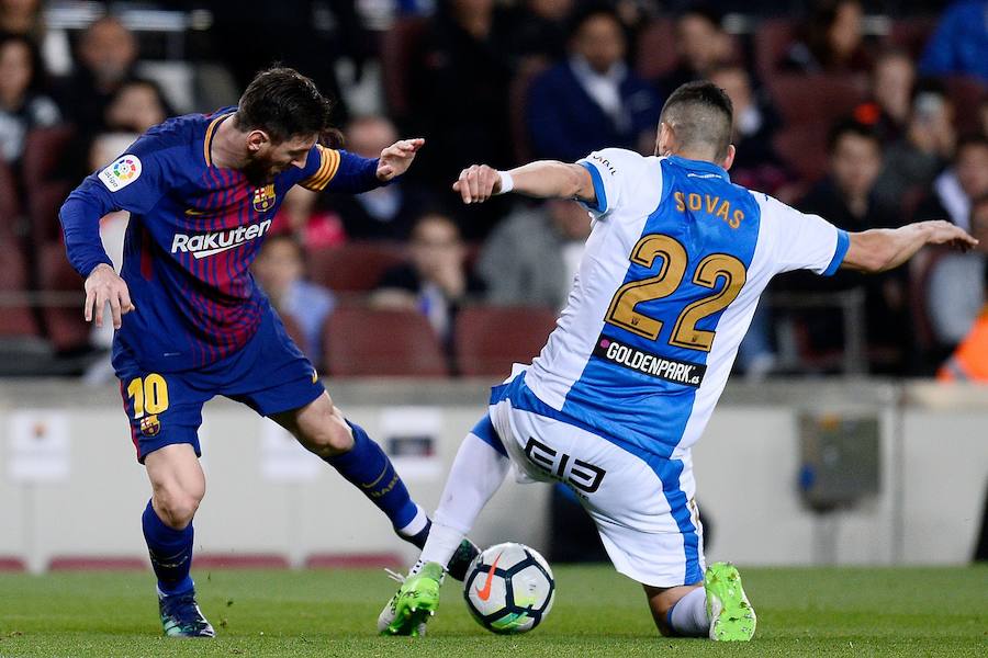 Un superlativo Leo Messi le basta al Barcelona para llevarse los tres puntos ante un combativo Leganés