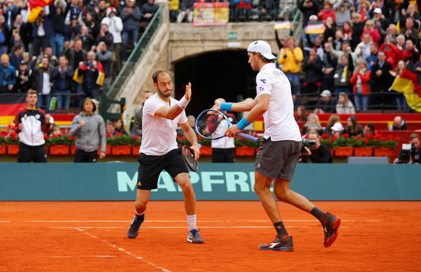 Fotos: Fotos del duelo de dobles en la Copa Davis