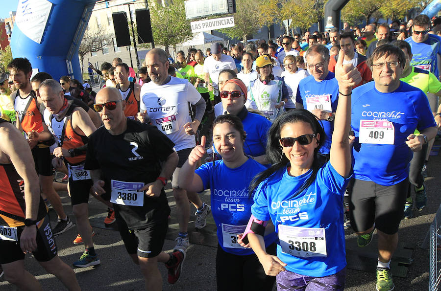 Salida de la Carrera de las Empresas Valencianas 2018. 