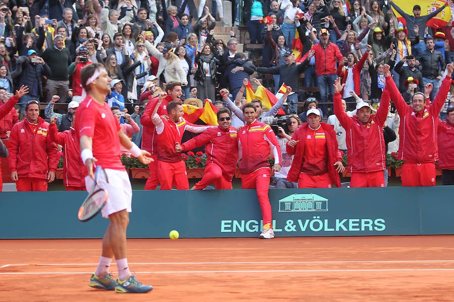 Fotos: Fotos de David Ferrer en la Copa Davis