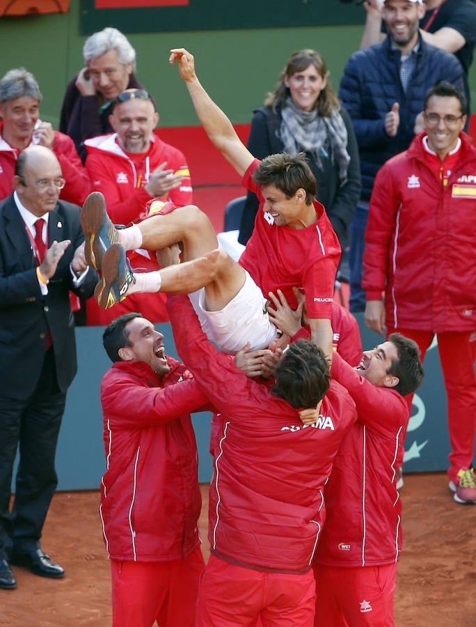 Fotos: Fotos de David Ferrer en la Copa Davis