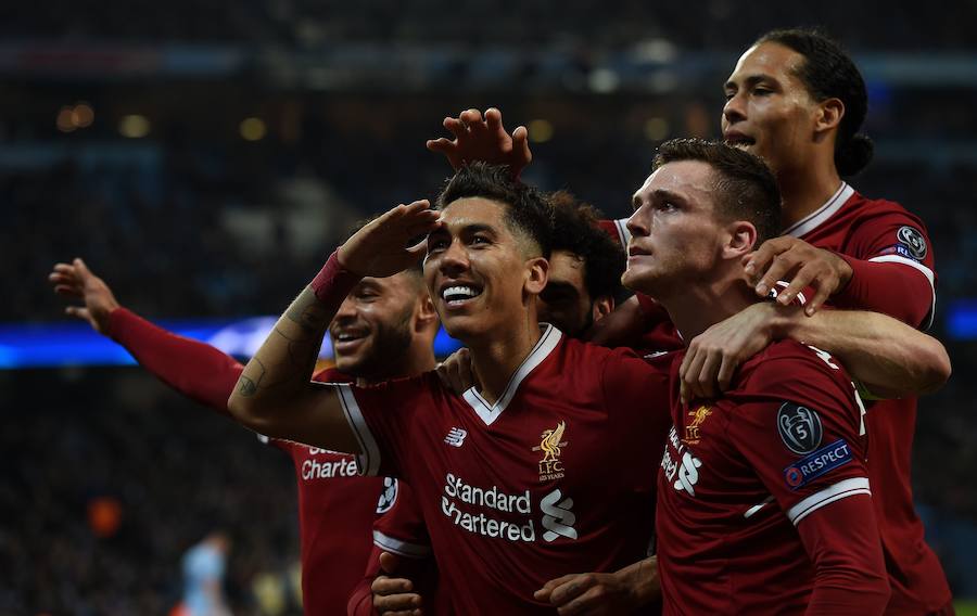 El Liverpool se impone también en el Etihad con tantos de Salah y Firmino para rubricar el pase a semifinales de la Liga de Campeones, tras un encuentro en el que el City se adelantó por mediación de Gabriel Jesús y en el que Mateu Lahoz expulsó a Pep Guardiola tras las protestas del técnico por un gol anulado a Sané. 