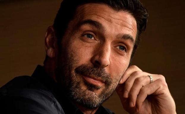 Gianluigi Buffon, durante la rueda de prensa. 