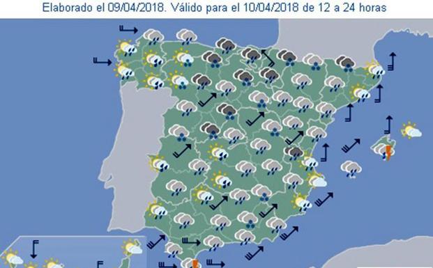 Previsión del tiempo hoy martes en Valencia, Alicante y Castellón: vuelven las lluvias