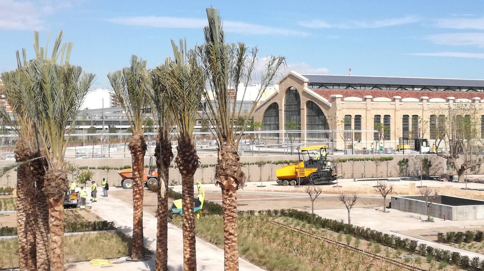 Las obras del jardín suman ya 800 árboles y buena parte de las 100.000 plantas