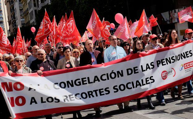 Manifestación en las calles de Valencia