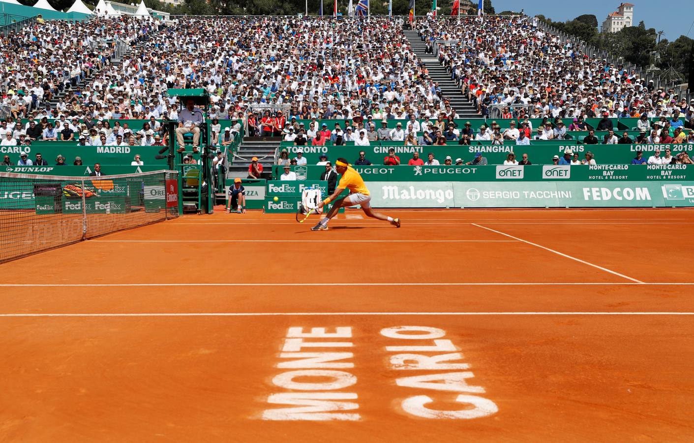 El partido de cuartos de final del Masters 1.000 de Montecarlo entre Rafa Nadal y Dominic Thiem. 