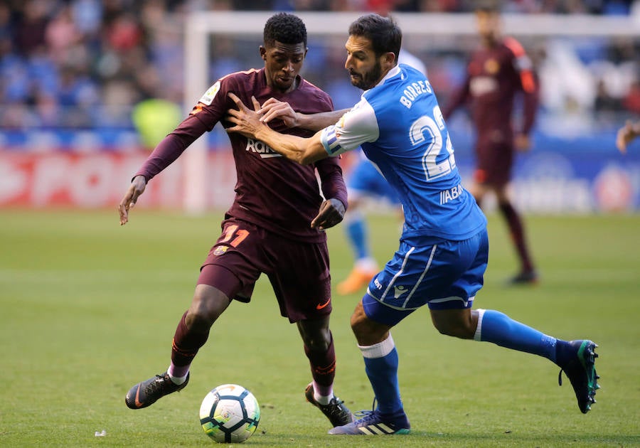 Riazor asiste a la más que probable fiesta de campeón de Liga del Barcelona, que de ganar al Deportivo se aseguraría el entorchado nacional.