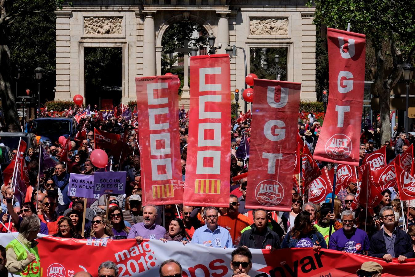 Fotos: Fotos de la manifestación del 1 de mayo de 2018 en Valencia