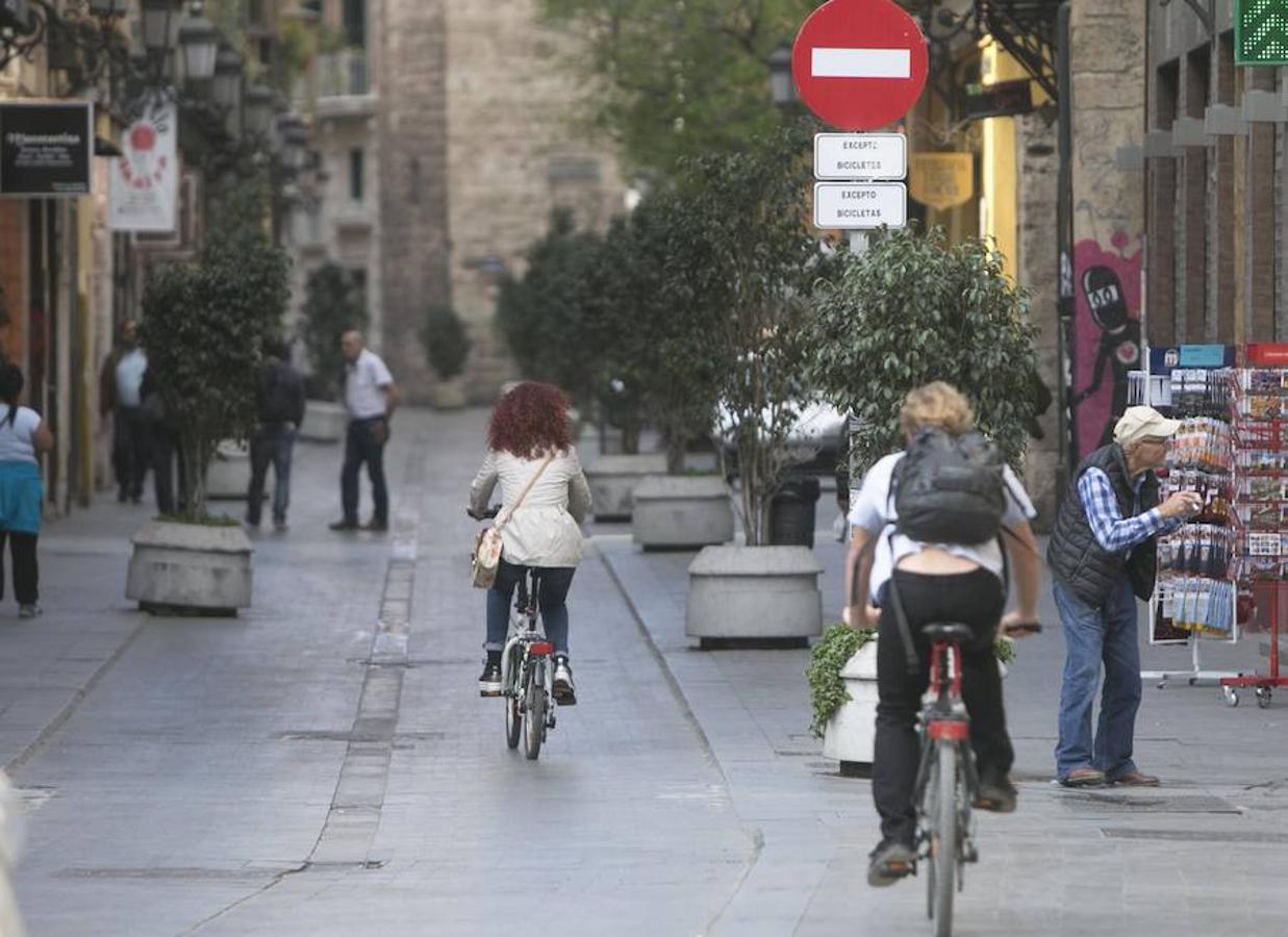 Fotos: El debate de la peatonalización en Valencia