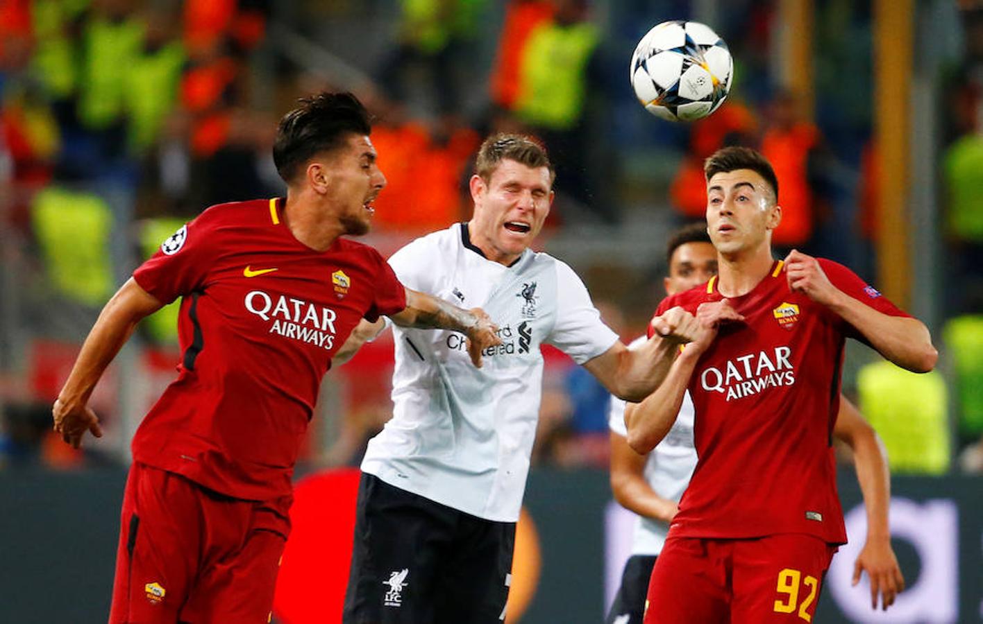 Al igual que en la ida la semifinal entre Roma y Liverpool fue muy interesante porque ambos equipos buscaron la meta rival y la encontraron. 