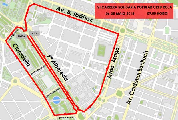 Carrera Cruz Roja en Valencia | Recorrido y calles cortadas en Valencia por la Carrera de la Cruz Roja el Día de la Madre