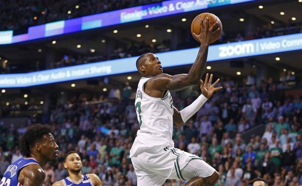 El jugador de los Celtics Terry Rozier. 