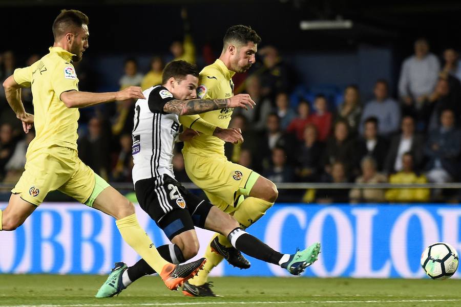 Estas son las imágenes que deja el paso de los blanquinegros por el Estadio de la Cerámica en el partido de la jornada 36 de la Liga