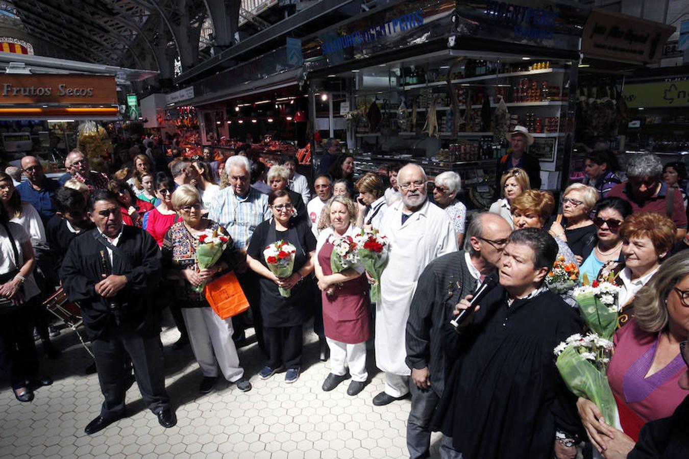 Fotos: La ofrenda a la Virgen en el Mercado Central