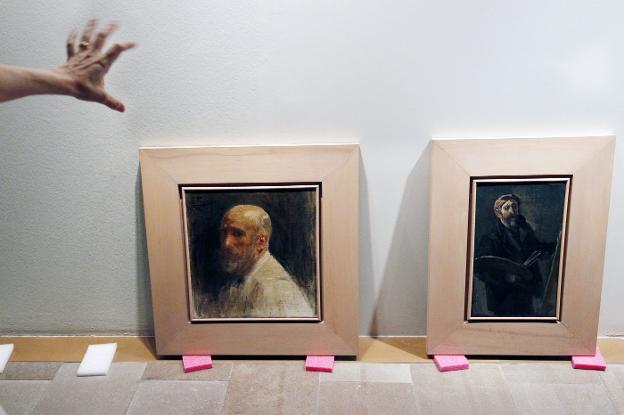 Dos autorretratos del pintor, que ejemplifican su carácter más innovador y libre. 