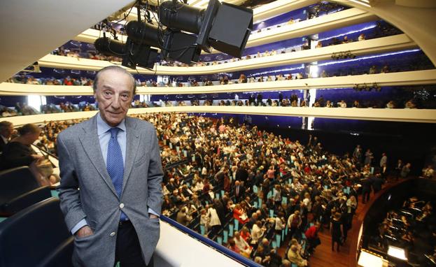 Juan Martín Queralt, en el Palau de les Arts en el estrneo de 'Tosca'.