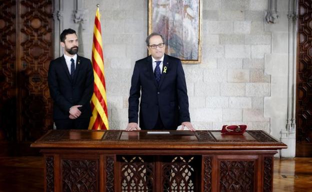 Torra mantiene la toma de posesión de mañana de los consejeros