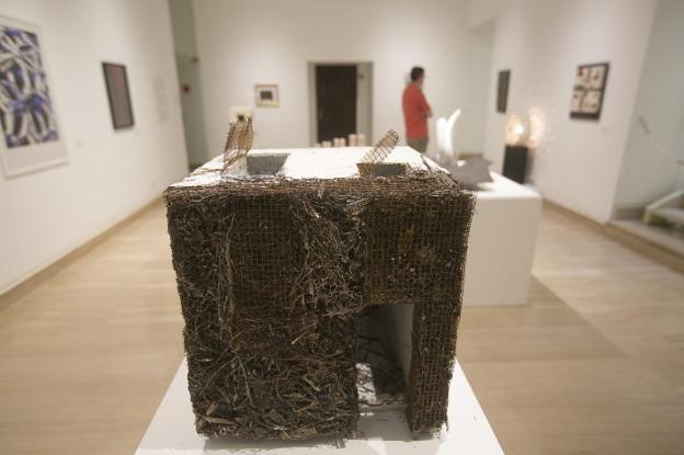 Escultura de Lluís Beltrán en 'Dialogant amb Mestre'. 