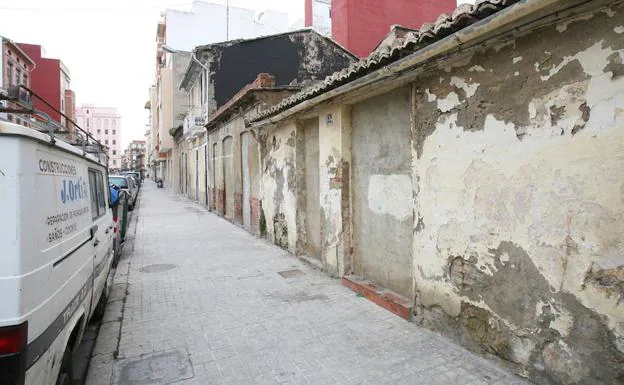 Un tramo de la calle José Benlliure de Valencia.