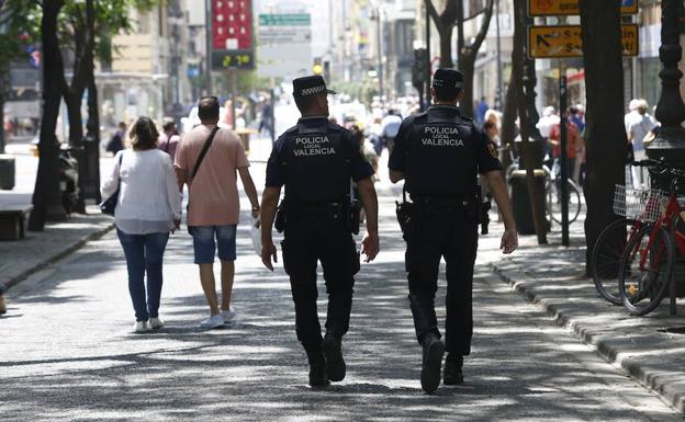 Policia Local de Valencia.