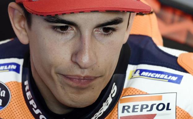 Márquez, durante el GP de Italia.