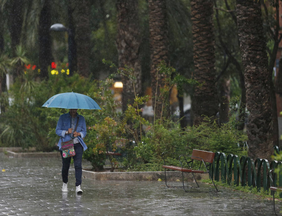 Lluvias en Valencia