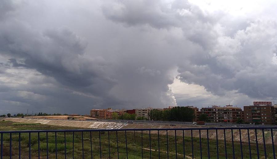 Tormenta en Valencia.