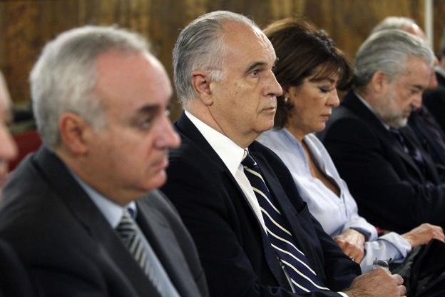 Rafael Blasco, durante el juicio en el Tribunal Superior de Justicia (TSJ). 