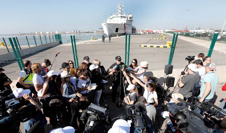 Fotos: La flotilla del Aquarius llega a Valencia