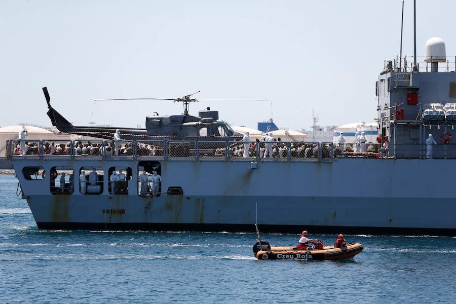 Fotos: La flotilla del Aquarius llega a Valencia