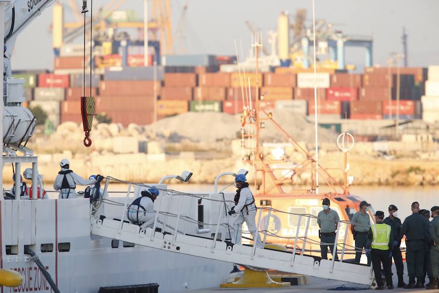 Fotos: La flotilla del Aquarius llega a Valencia