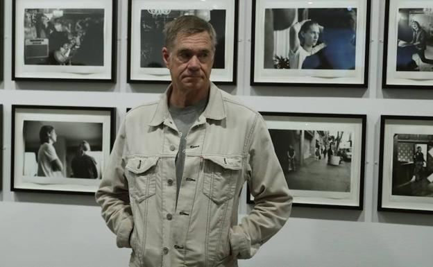 El director de cine, productor, guionista y escritor estadounidense, Gus van Sant, icono del cine independiente estadounidense, durante la presentación de su retrospectiva, en la Casa Encendida de Madrid.