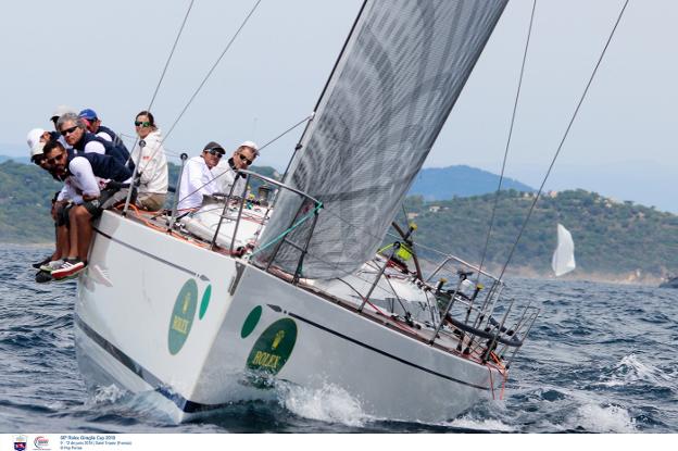 El Dr. Luis Senis en la Giraglia Cup. 