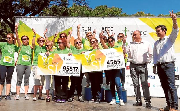La III Carrera y Marcha Solidaria recauda 4.500 euros contra el cáncer en Burjassot