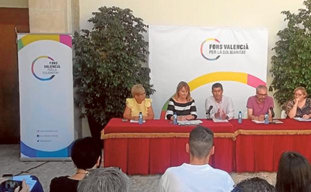 Reunión del Fons Valencià per la Solidaritat en Ontinyent. 