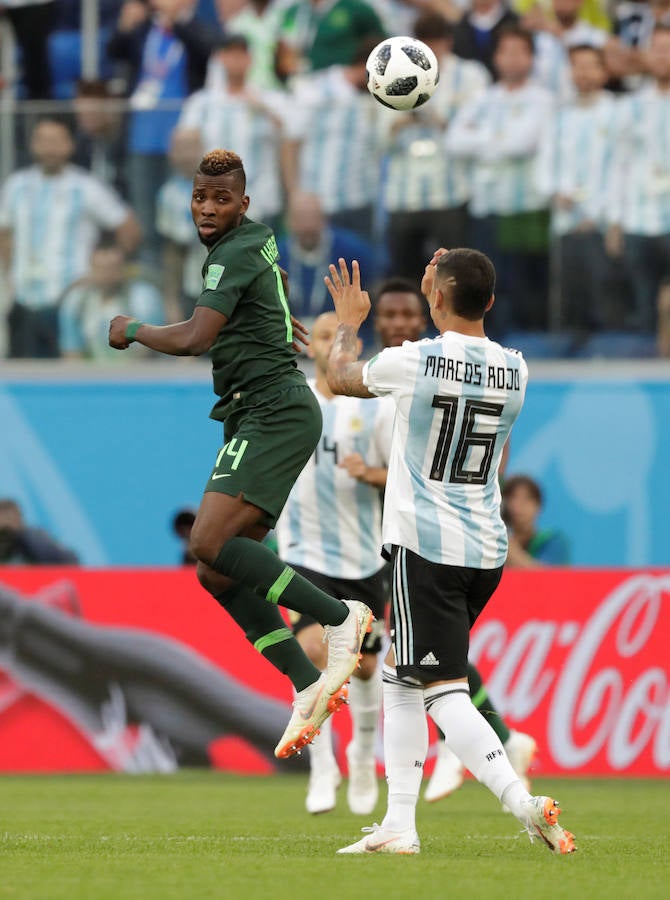 Fotos: Nigeria-Argentina, en imágenes