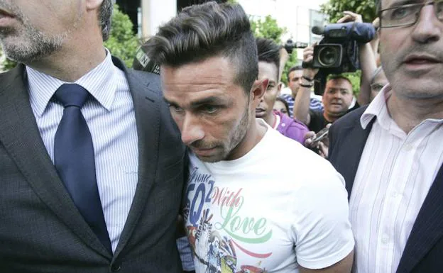Rubén Castro, a la salida del juicio. 