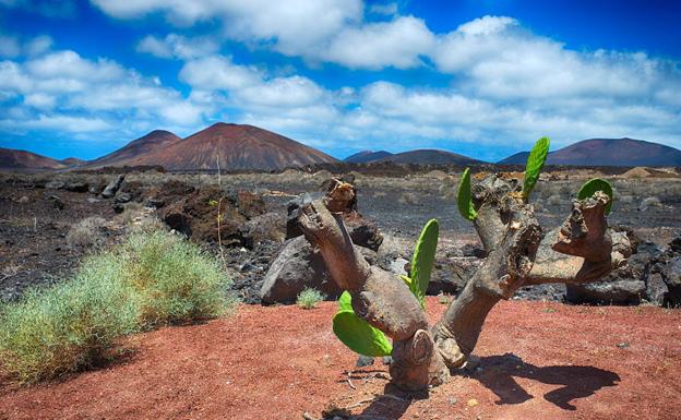 Timanfaya, en Lanzarote. 