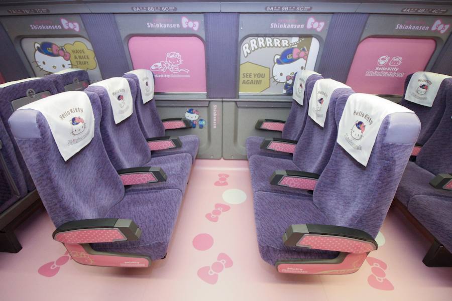 Fotos: El tren de Hello Kitty