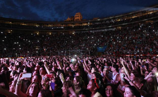 Concierto de Pablo Alborán en la Plaza de Toros de Valencia